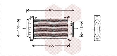 VAN WEZEL Kompressoriõhu radiaator 06004262